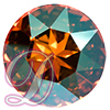 SWAROVSKI ELEMENTS- Swarovski Elements 1201 Fancy Round Rhinestone 